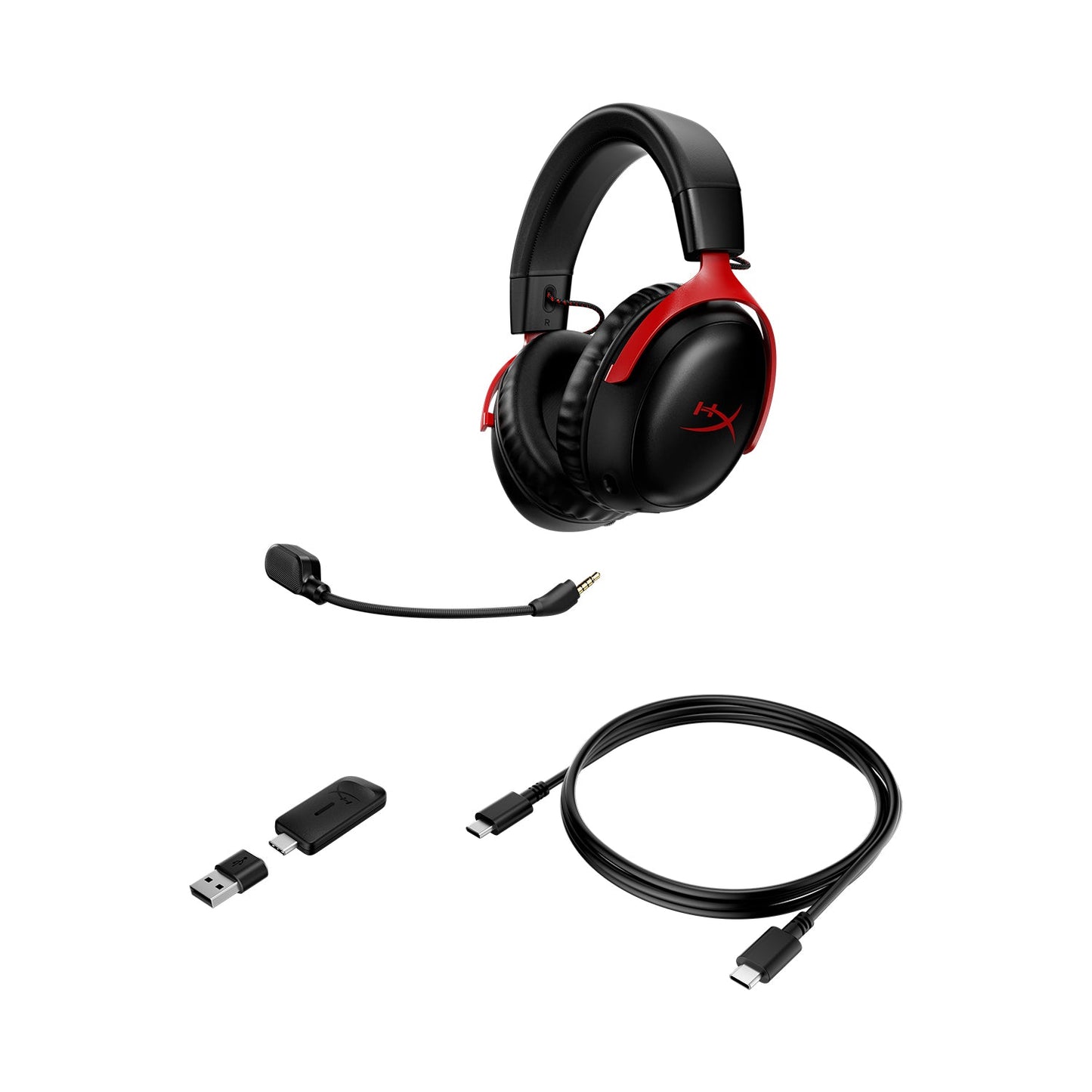 HyperX Cloud III Wireless – Kabelloses Premium-Gaming-Headset mit 3D-Klang