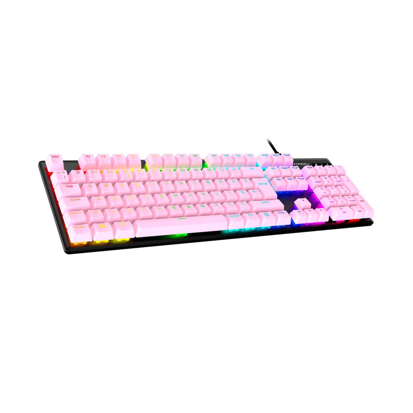 HyperX PBT Tastenkappen-Set – Komplettes Keycap-Kit mit Leuchteffekt