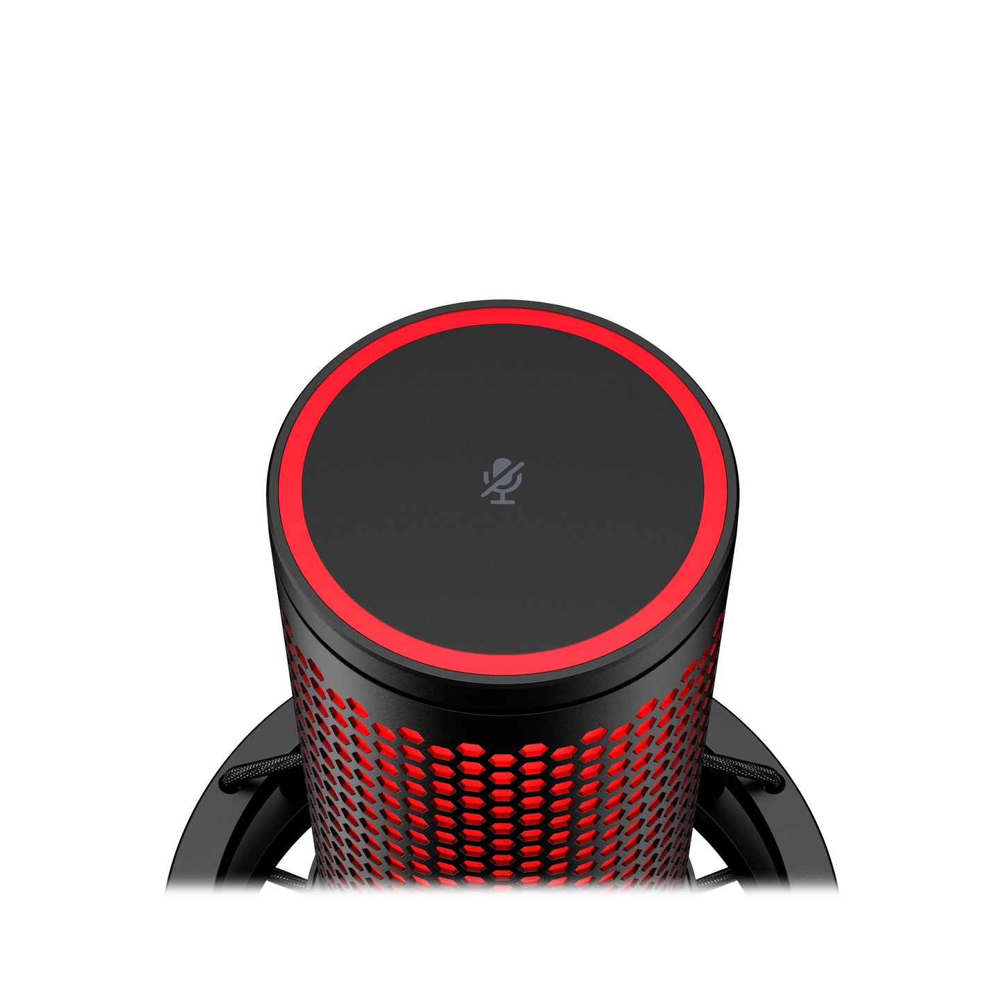 HyperX QuadCast II – USB-Premium-Mikrofon mit Aluminiumgehäuse und RGB-Beleuchtung