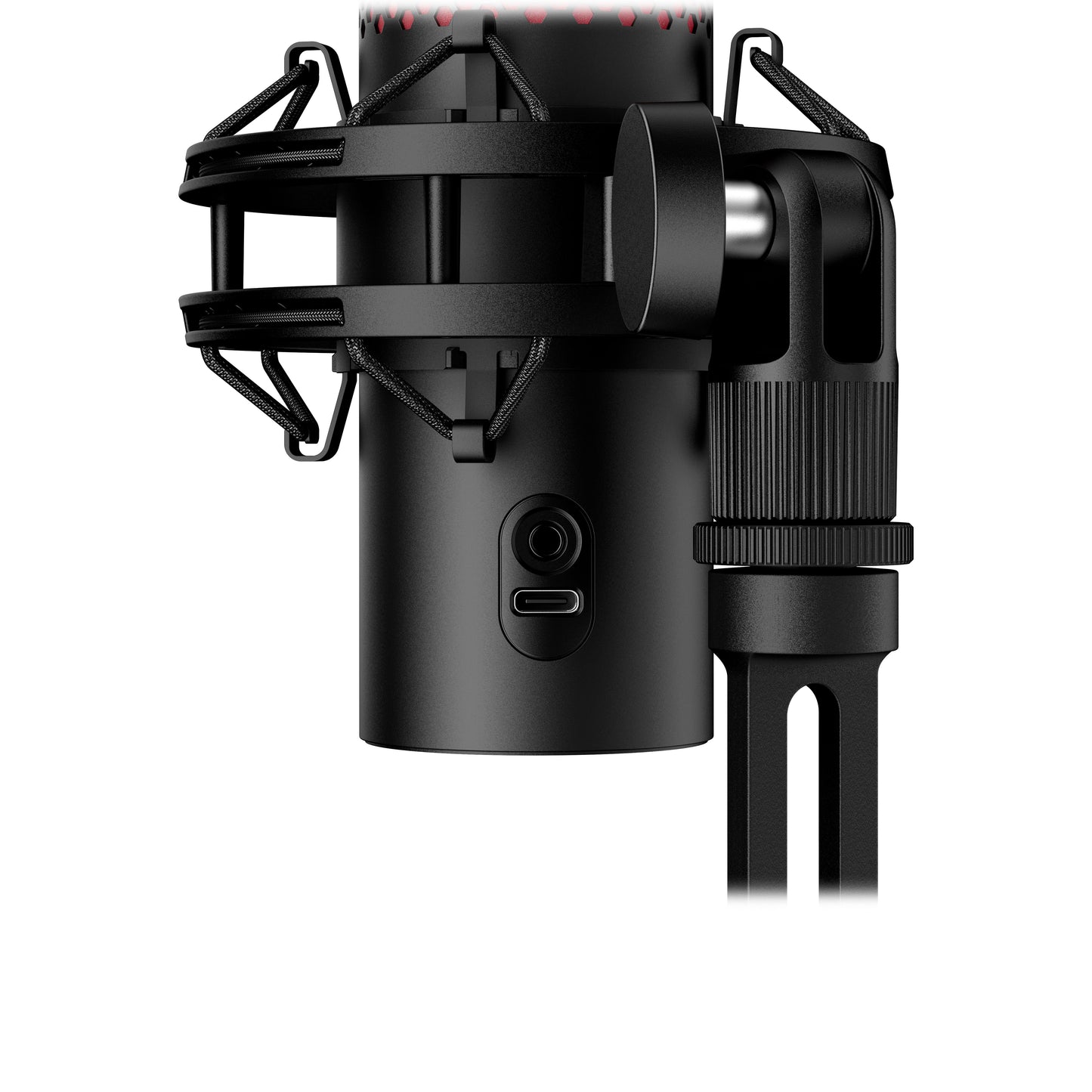 HyperX QuadCast II – USB-Premium-Mikrofon mit Aluminiumgehäuse und RGB-Beleuchtung